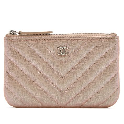 chanel iridescent rose gold chevron|Chanel Chevron Mini Rectangle 17B Iridescent Rose Gold Caviar .